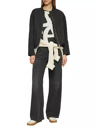 S.OLIVER | T-shirt blouse | schwarz